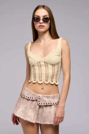 FEEL THE WARM CROCHET TANK Reconnaissance - suitable High Speed