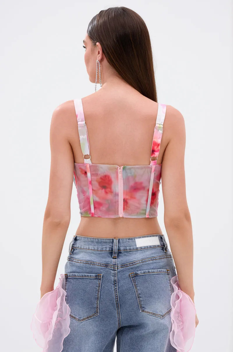 Balanced SHELLY OMBRE MESH CORSET