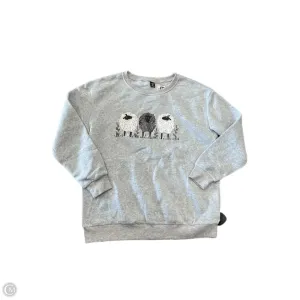 Sweatshirt Crewneck By Shein In Grey, Size: Xl Flexible Waistband