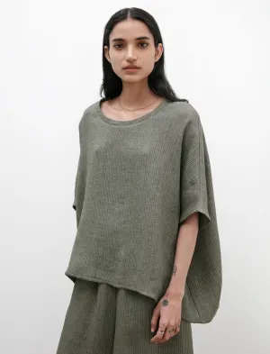 FlexibleFit Easy T-Shirt Wave Linen Military Green