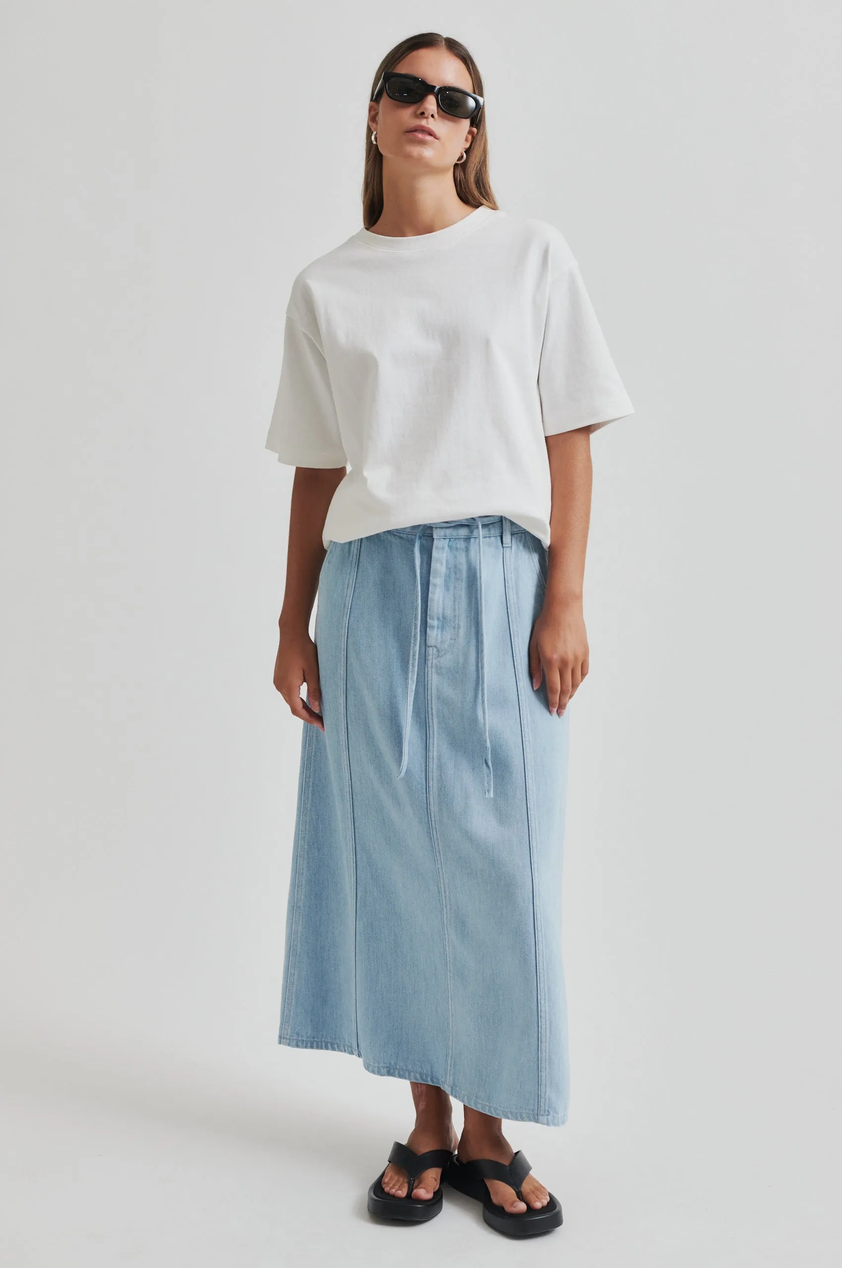Irvin Denim Skirt Machine Fit