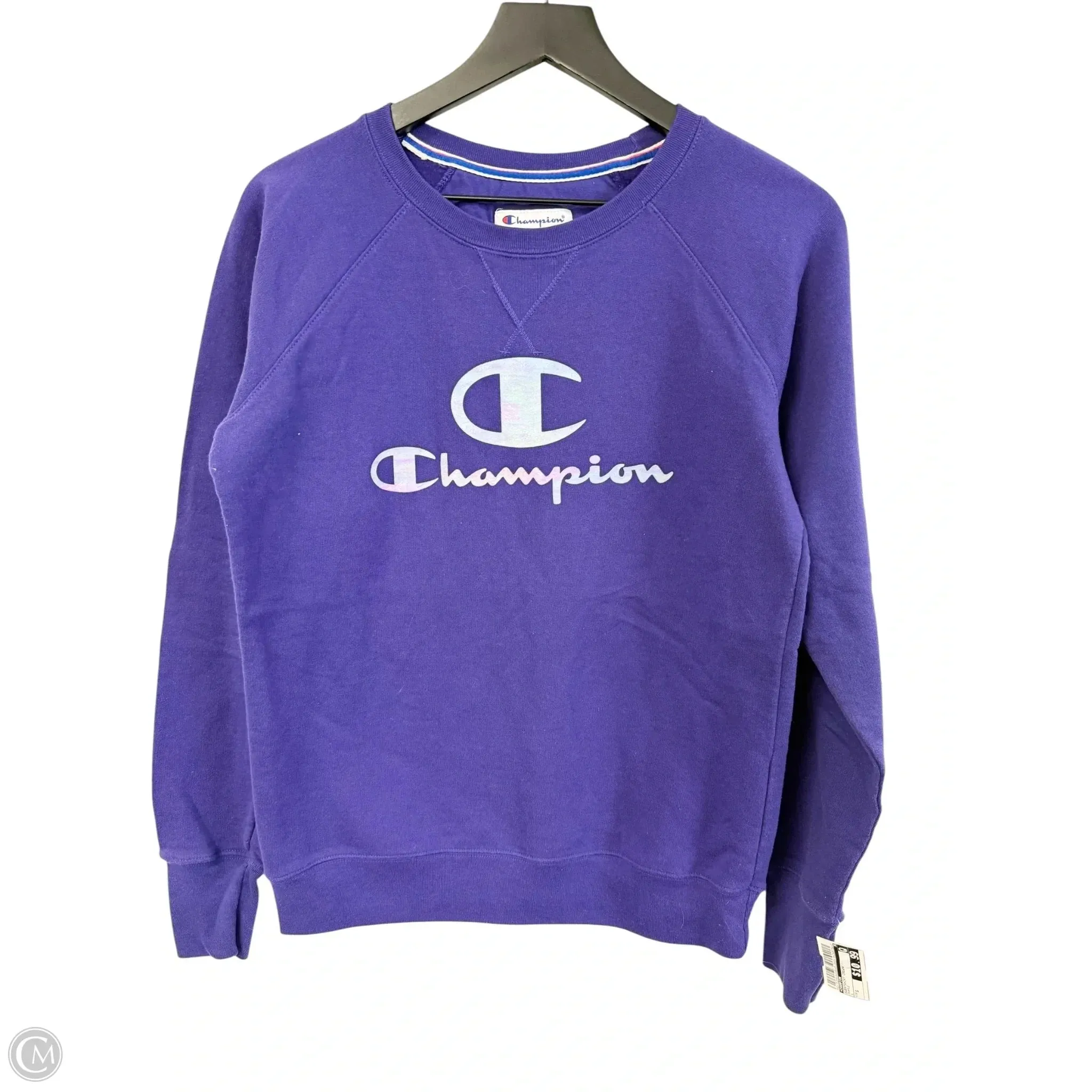 Sweatshirt Crewneck By Champion In Purple, Size: S Activewear Clothing
