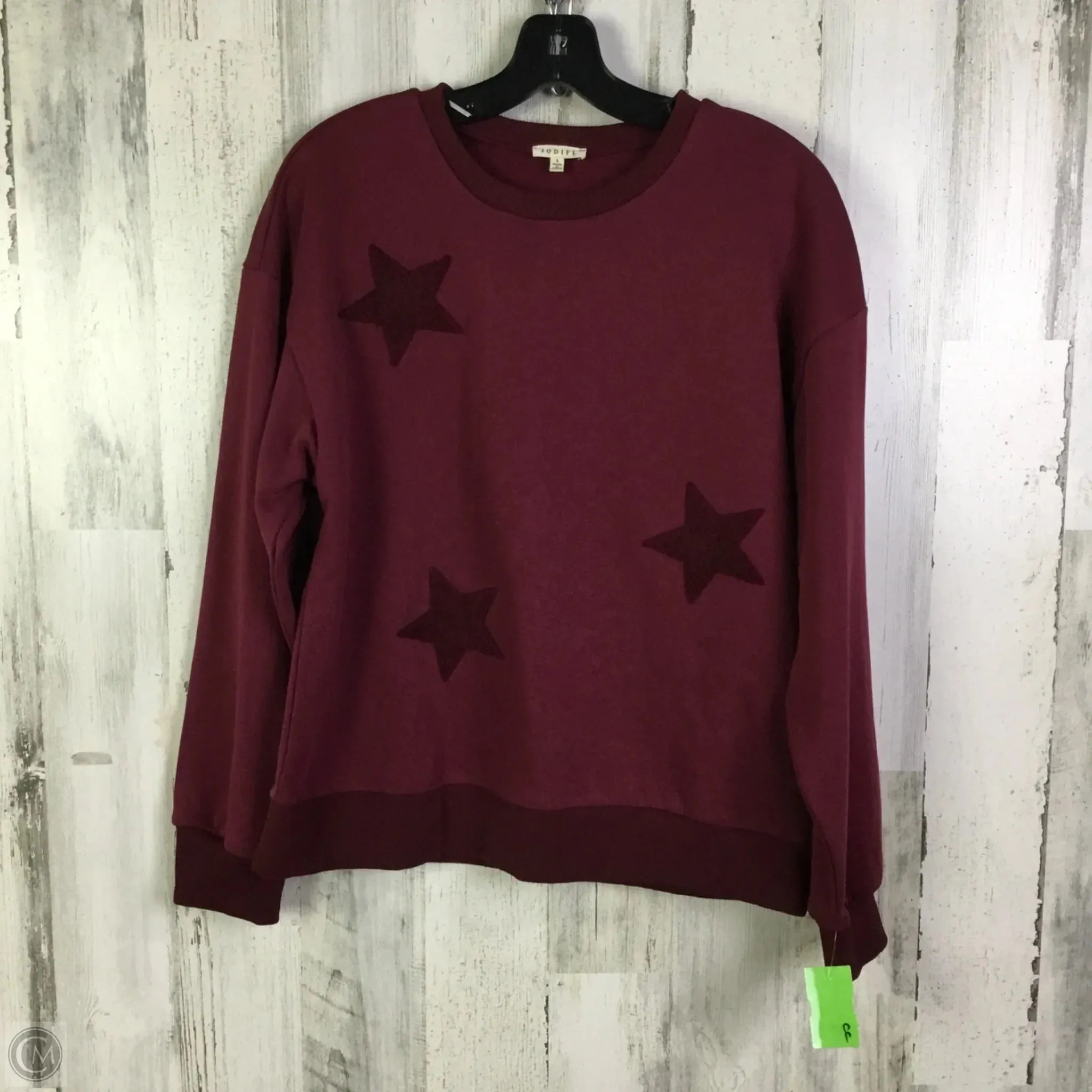 Sweatshirt Crewneck By Jodifl In Maroon, Size: S Fashion Core