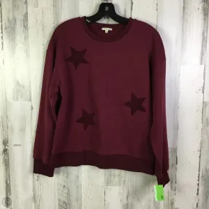 Sweatshirt Crewneck By Jodifl In Maroon, Size: S Fashion Core