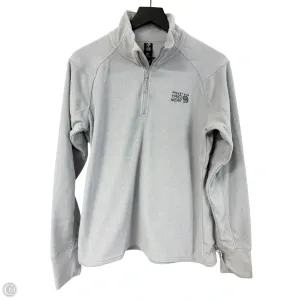 Classic Glow Permanent Crease Sweatshirt Collar By Mountain Hardwear In Grey, Size: L