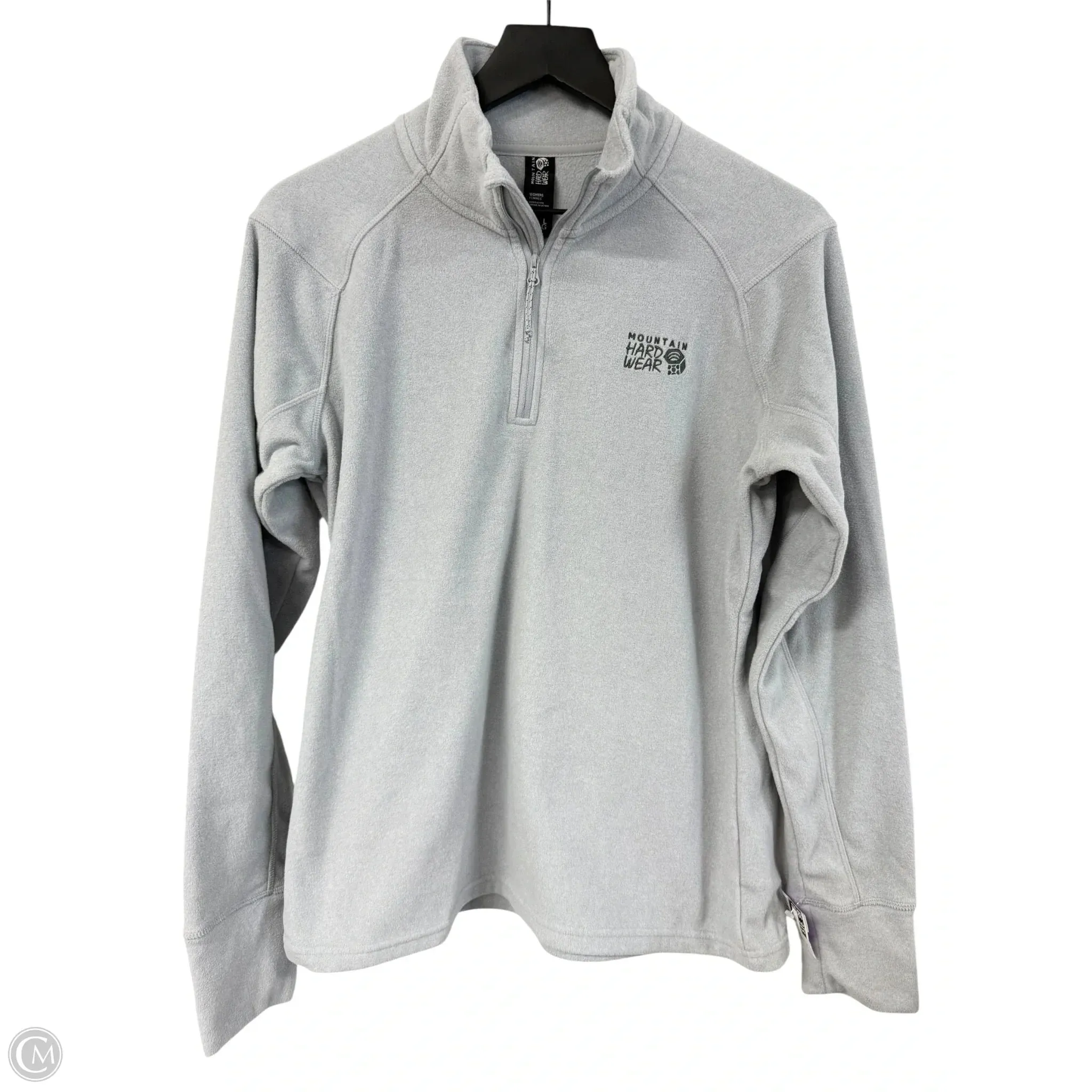 Classic Glow Permanent Crease Sweatshirt Collar By Mountain Hardwear In Grey, Size: L