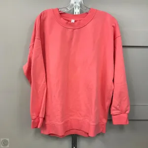 Design Soul Sweatshirt Crewneck By Lululemon In Coral, Size: 8