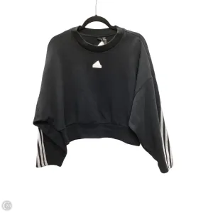 Glass Fit WrinkleResistant Finish Sweatshirt Crewneck By Adidas In Black, Size: L