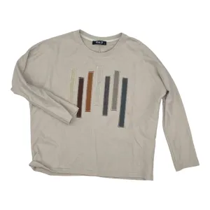 Fall Mood SWEATSHIRT CREWNECK by BLUE B in TAN, Size:M