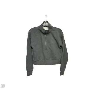 Athletic Sweatshirt Crewneck By Zella In Grey, Size: S Seamless construction Effortless Fashion