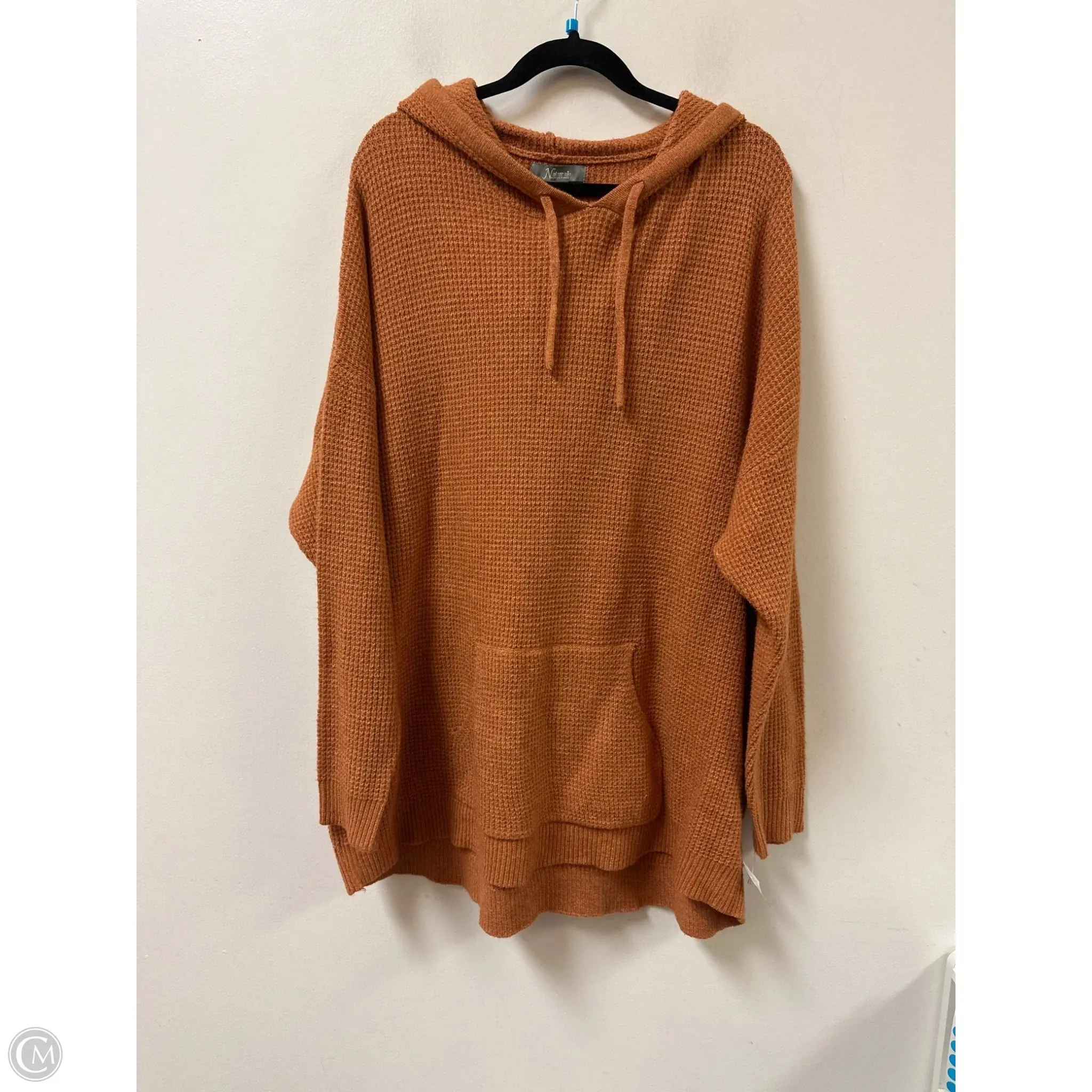 Sweatshirt Hoodie By Natural Reflections In Orange, Size: 1x Morning Ease