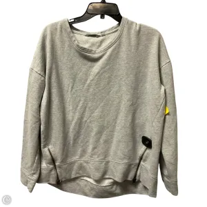 Sweatshirt Crewneck By Athleta In Grey, Size: M PreShrunk Cotton Comfort Look