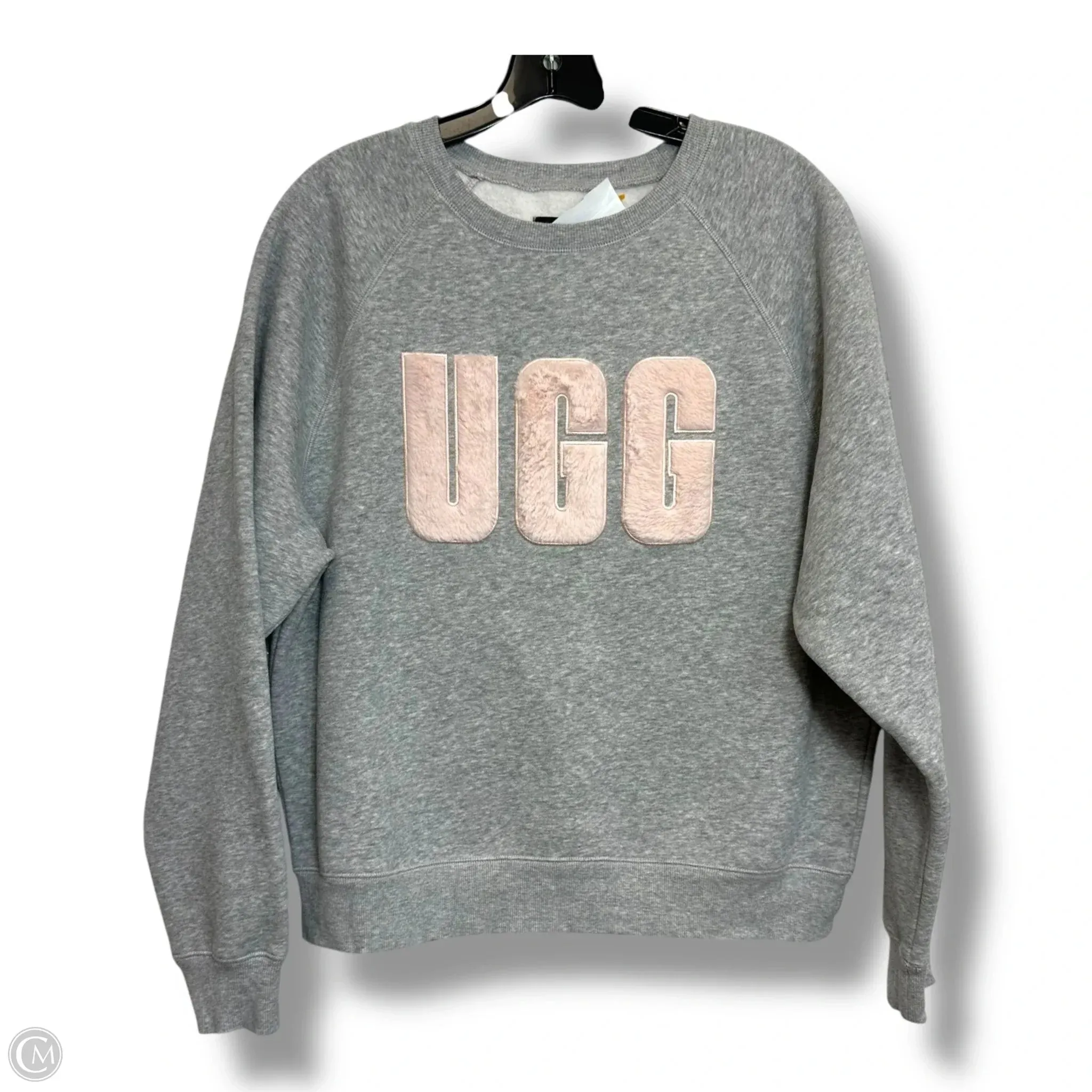WaterRepellent Surface Sweatshirt Designer By Ugg In Grey, Size: L