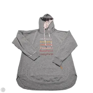 Sweatshirt Hoodie By Maurices In Grey, Size: M fashionable blazer