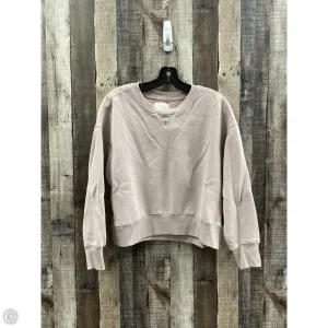 Sweatshirt Crewneck By Ultra Flirt In Mauve, Size: M Vented Panels Outdoor Fashion