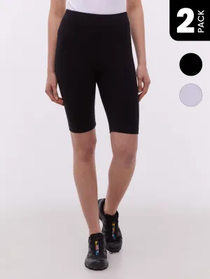 Green Fit Winter Accessories Deavi Cycle Shorts 2-Pack