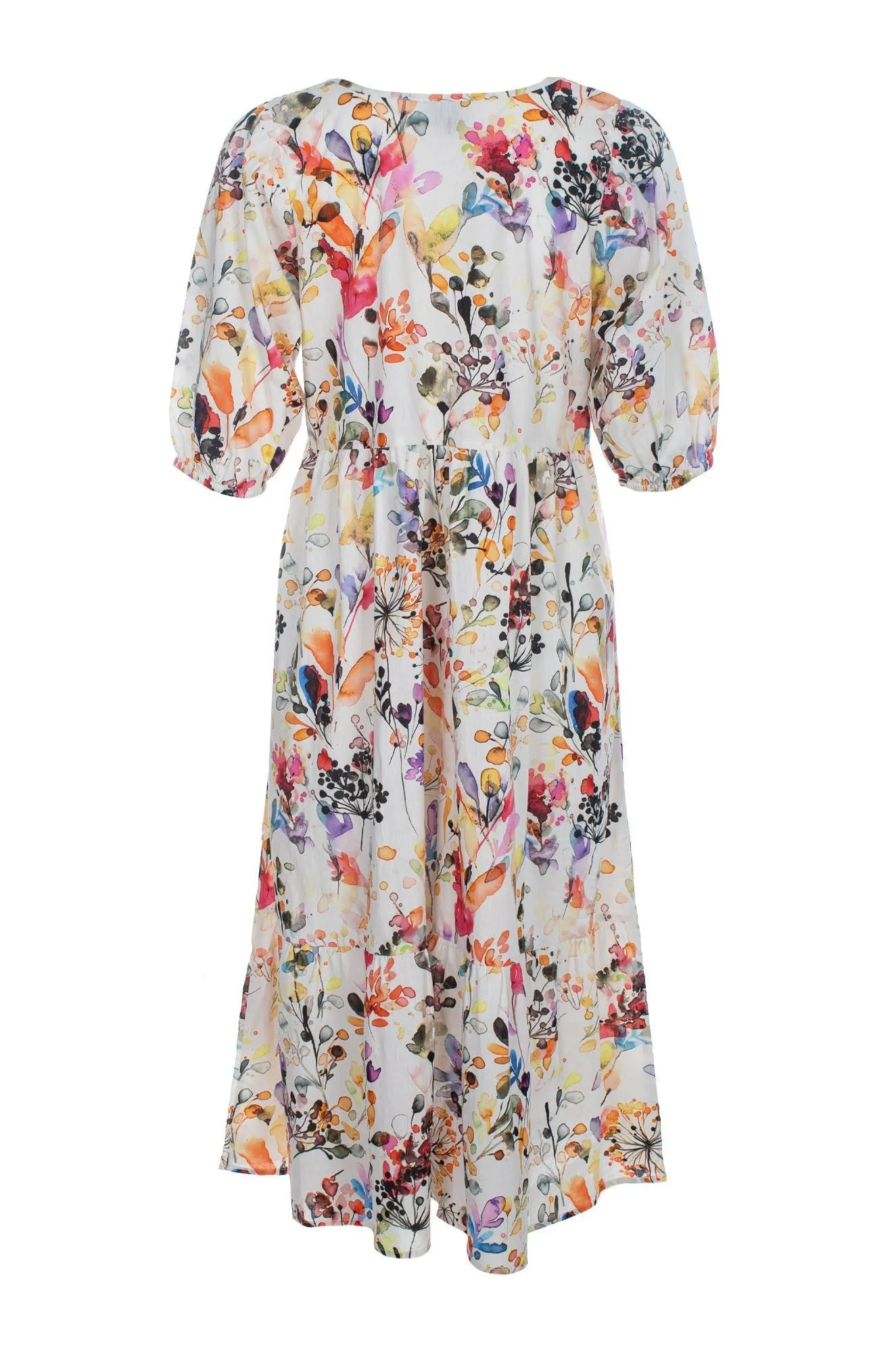 All-Occasion Midi Sundress | Watercolour Garden | 6521C1