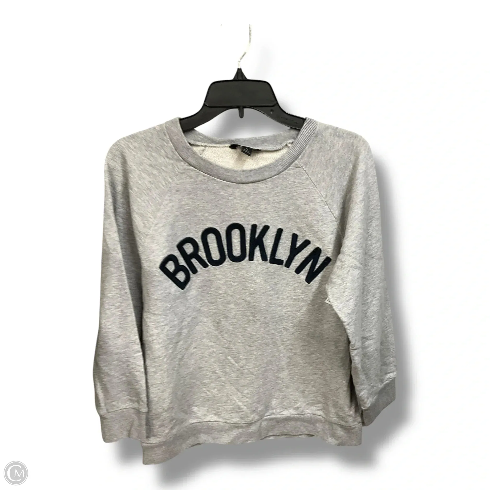 Sweatshirt Collar By J. Crew In Grey, Size: L Comfort Wear