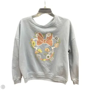 Sweatshirt Crewneck By Disney Store In Blue, Size: L BuiltIn Grip