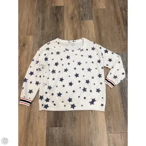 Fearless Mode Sweatshirt Crewneck By Lou And Grey In Blue & White, Size: L