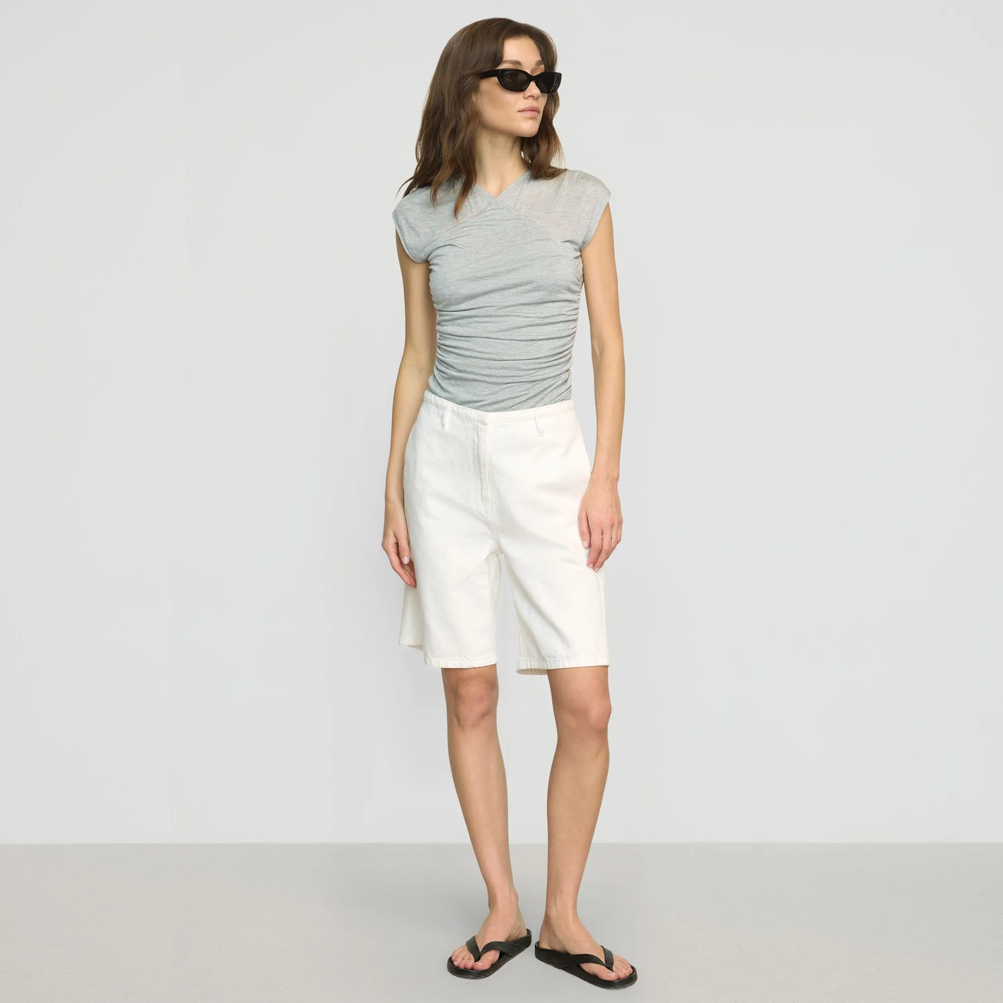 Haviland Tailored Denim Short Warm Look