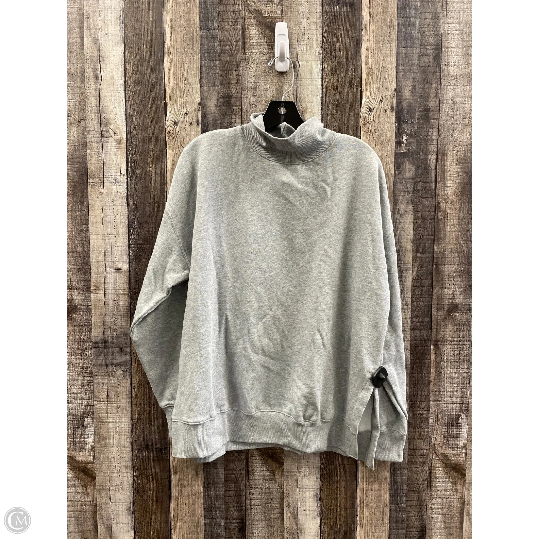 Reflective accents Sporty Joggers Sweatshirt Collar By Old Navy In Grey, Size: S