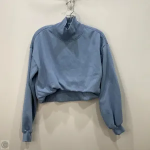 Sweatshirt Collar By Pilcro In Blue, Size: Xs sporty wear