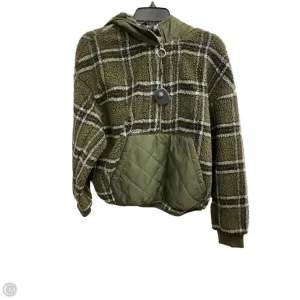 Wonder Fit Summer Style Sweatshirt Hoodie By Zara In Green, Size: S