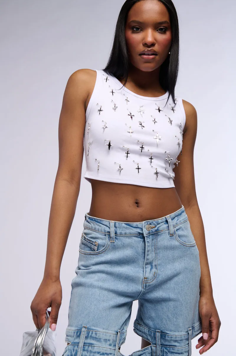 Tensile Ready Fabric LUCKY ONE TANK TOP