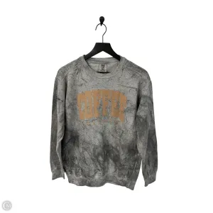 Sweatshirt Crewneck By Comfort Colors In Grey, Size: M Shape Hug Self Love