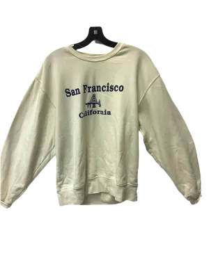 Sweatshirt Crewneck By  Cmc In Yellow, Size:M Icon Fit