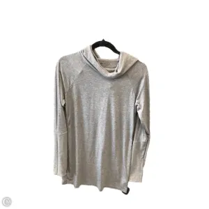 Athletic Sweatshirt Hoodie By Athleta In Grey, Size: M FlexibleFit Nature Glow