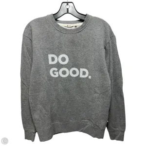 Utility Jacket Do Good Sweatshirt Crewneck By Cotopaxi In Grey, Size: M