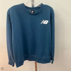 Sweatshirt Crewneck By New Balance In Teal, Size: L Cozy Design