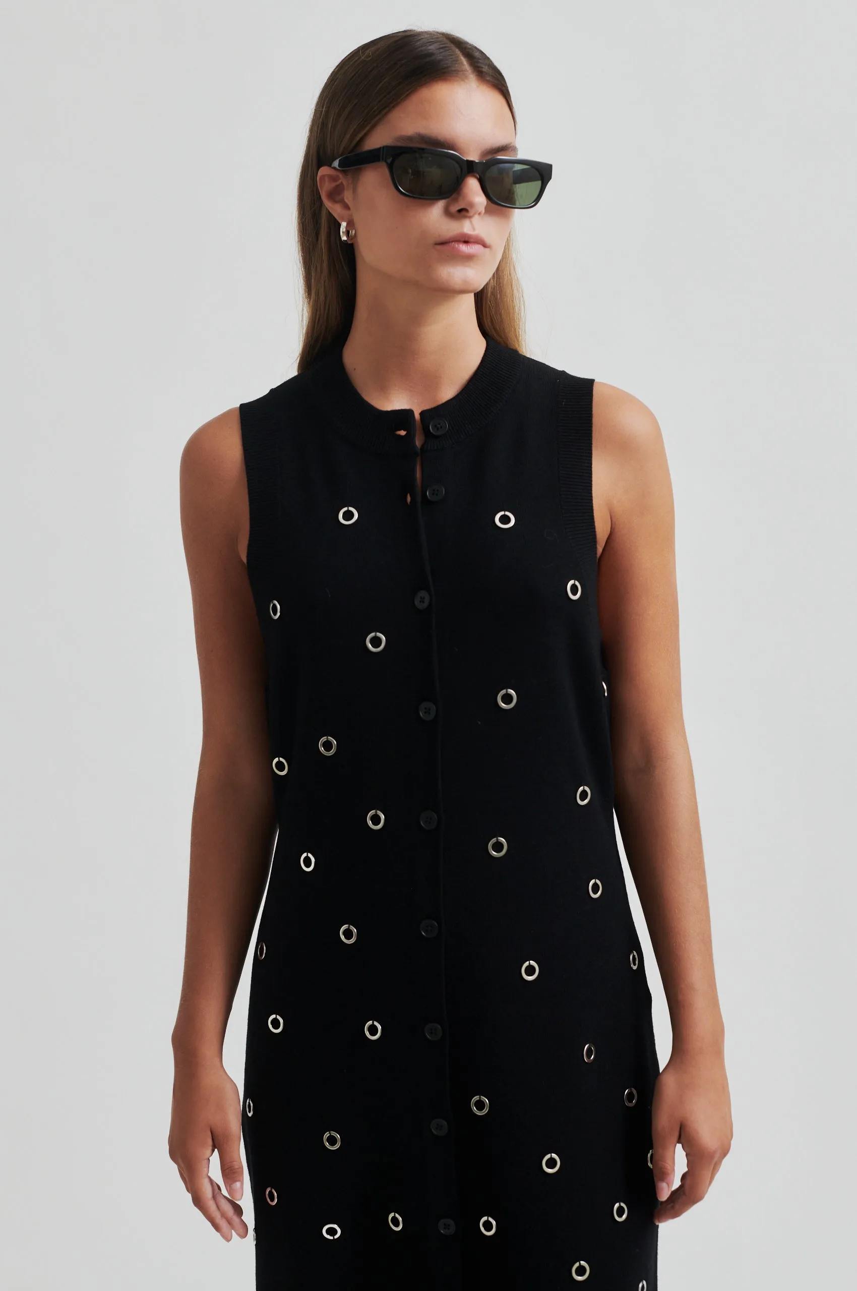 Stinne Knit Dress SnagResistant Weave Classic Wear