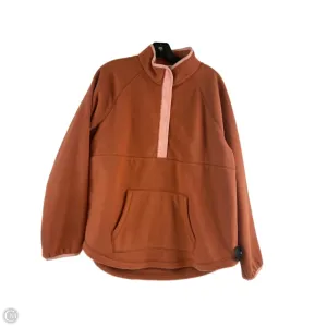 SeamlessFit CompressionEnhanced Fit Sweatshirt Collar By Sonoma In Orange & Pink, Size: L