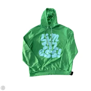 Sustain Glow FourWayStretchClothing Sweatshirt Hoodie By Clothes Mentor In Green, Size: M