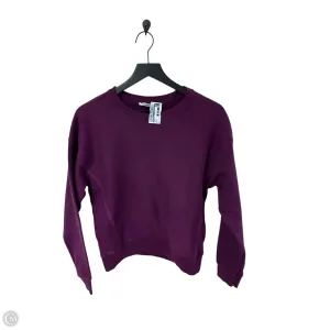 Sweatshirt Crewneck By Champion In Purple, Size: S Shine Fit
