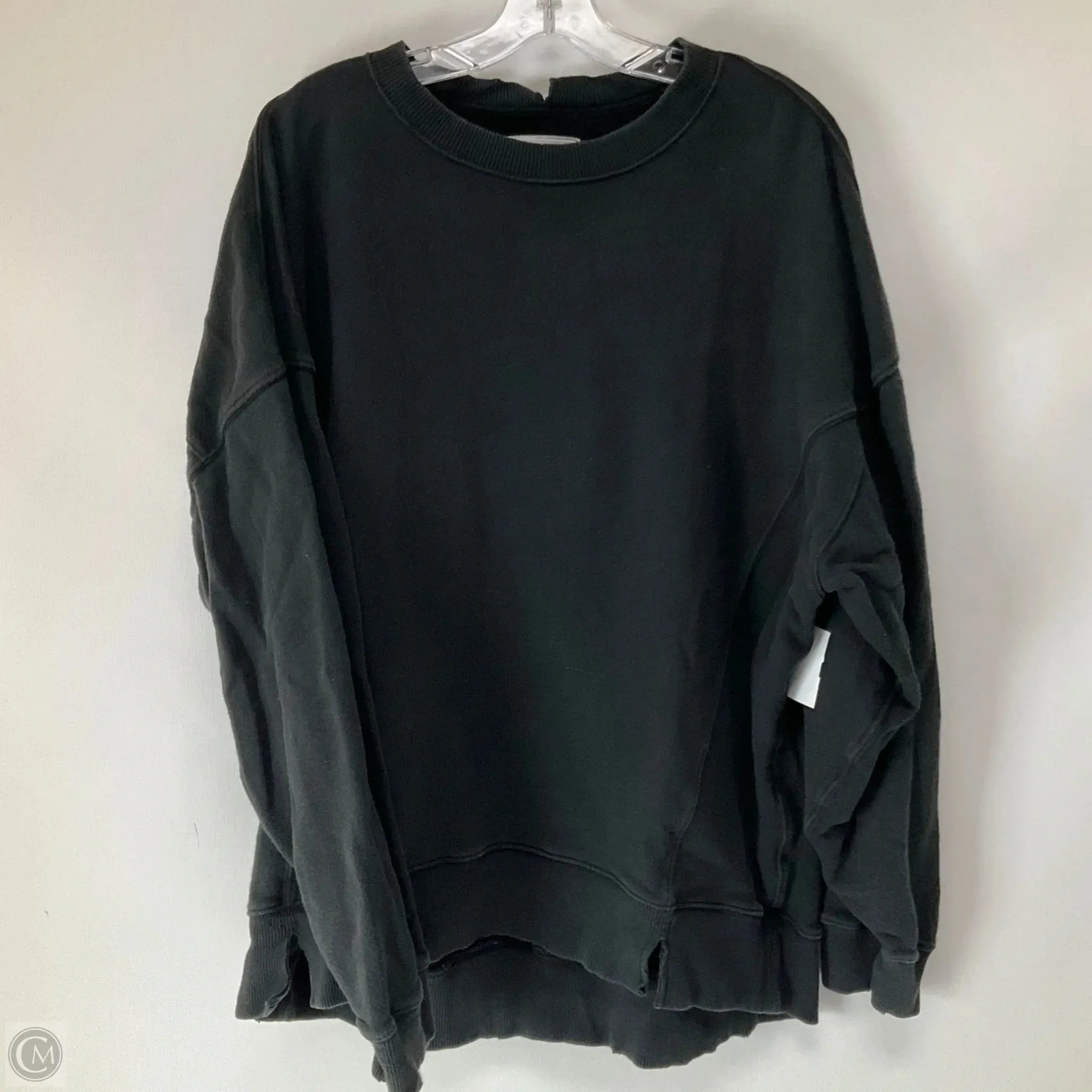 Future Edge Sweatshirt Crewneck By Aerie In Black, Size: M