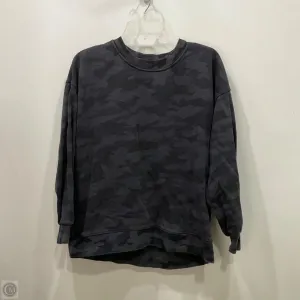 Timeless Cardigan Fresh Glow Sweatshirt Crewneck By Lululemon In Camouflage Print, Size: 10