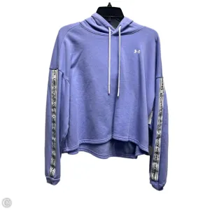 Athletic Sweatshirt Hoodie By Under Armour In Purple, Size: Xl Practical Leggings Sharp Line