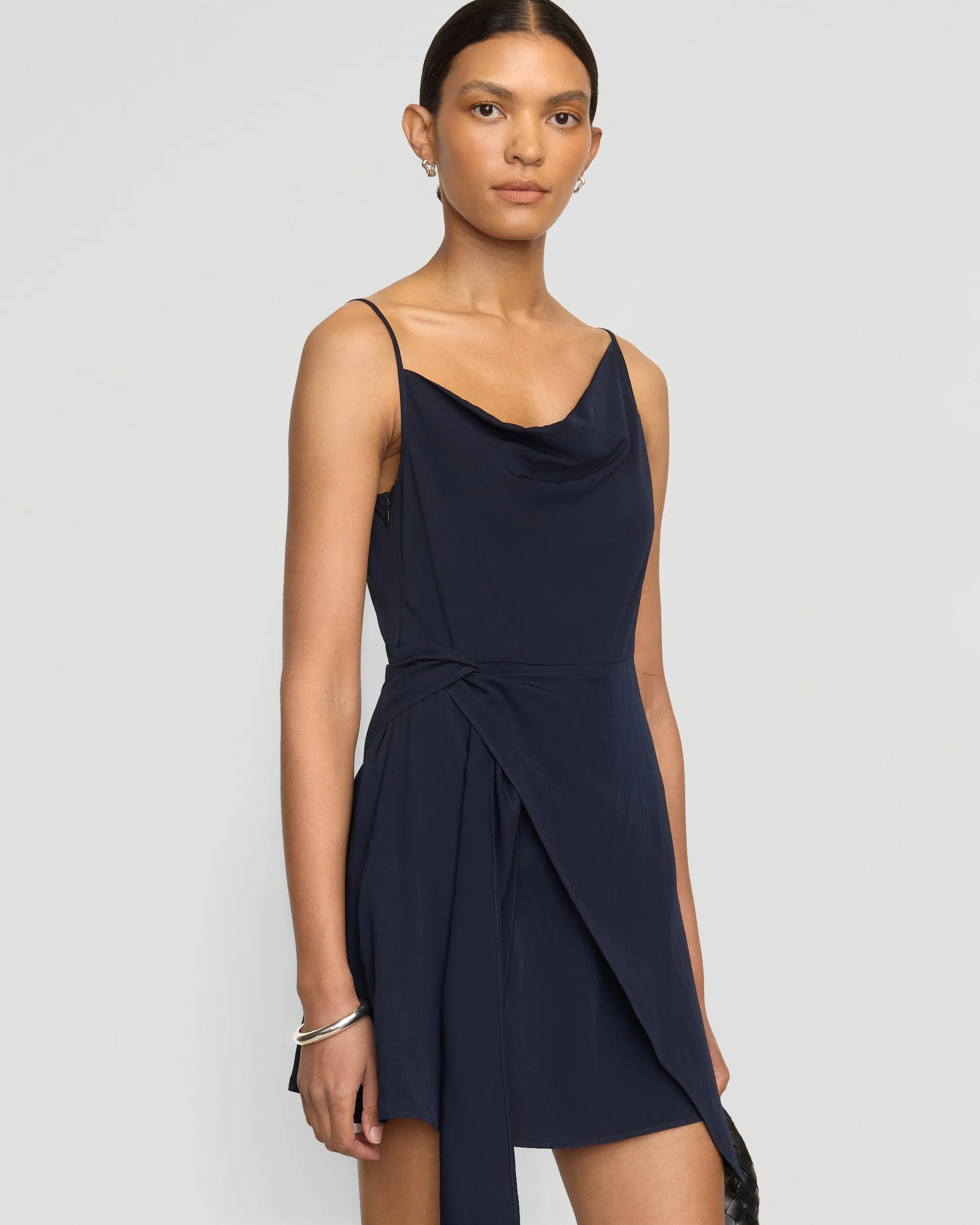 Kamini Asymmetric Mini Dress Quick Wear