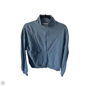 Athletic Sweatshirt Collar By Clothes Mentor In Blue, Size: M MoistureWickingMaterial VersatileStyle