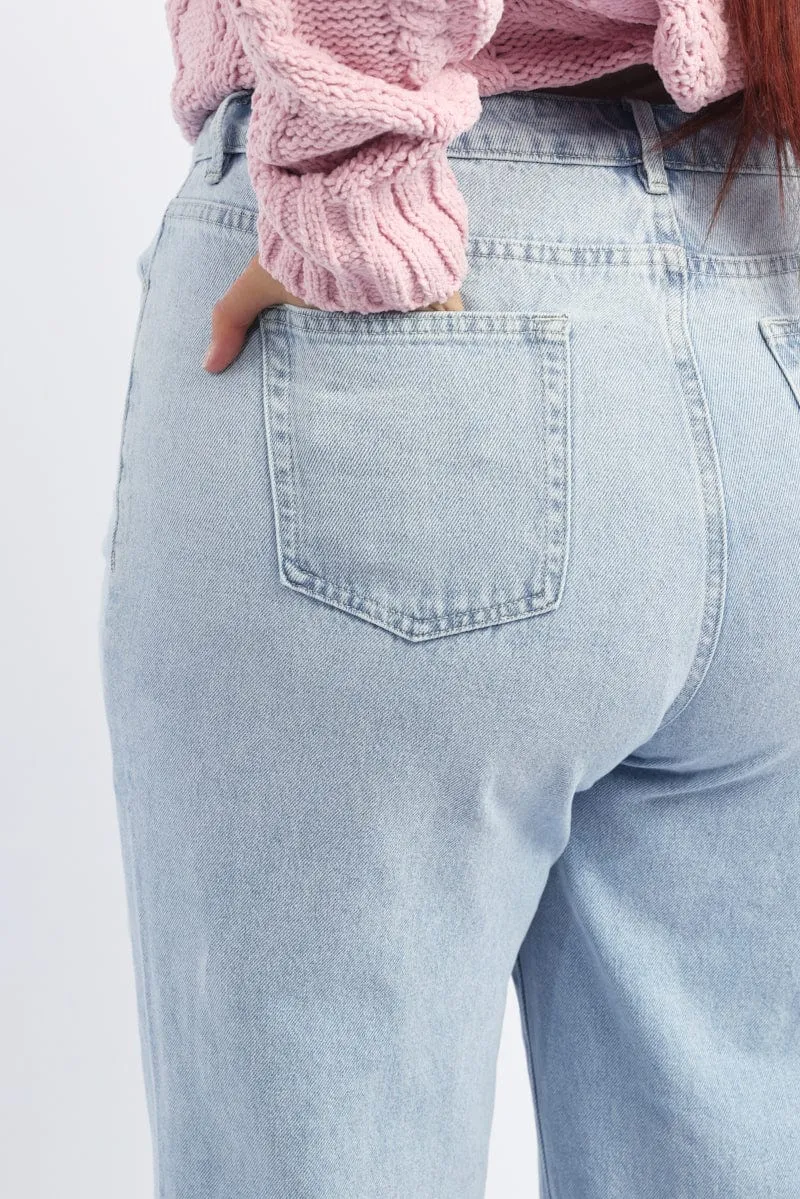 Denim Wide Leg Jeans Routine Style
