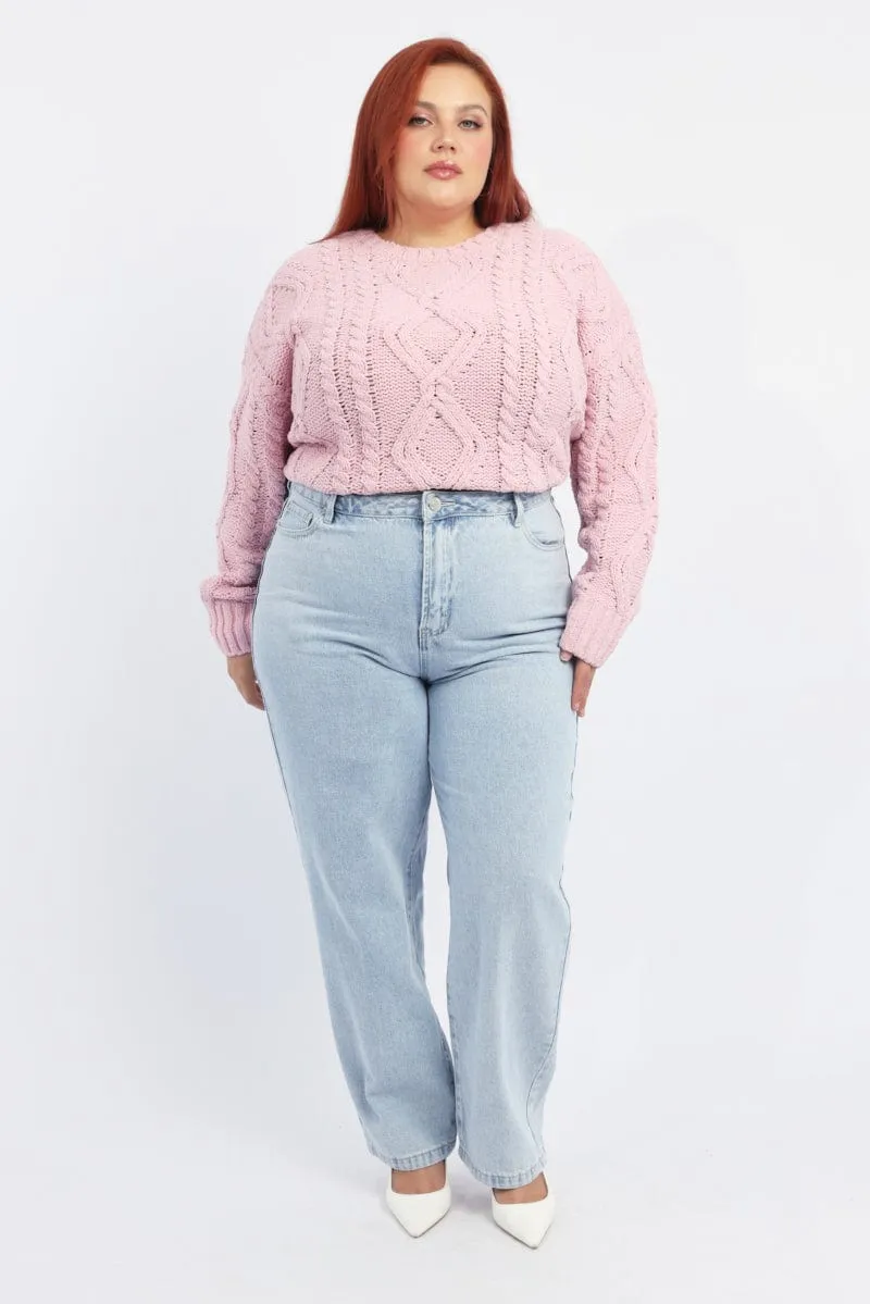 Denim Wide Leg Jeans Relaxed Style
