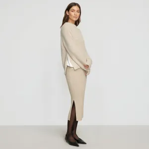Faustine Cotton Ribbed Skirt Slip Resistant Waistband hypoallergenic material