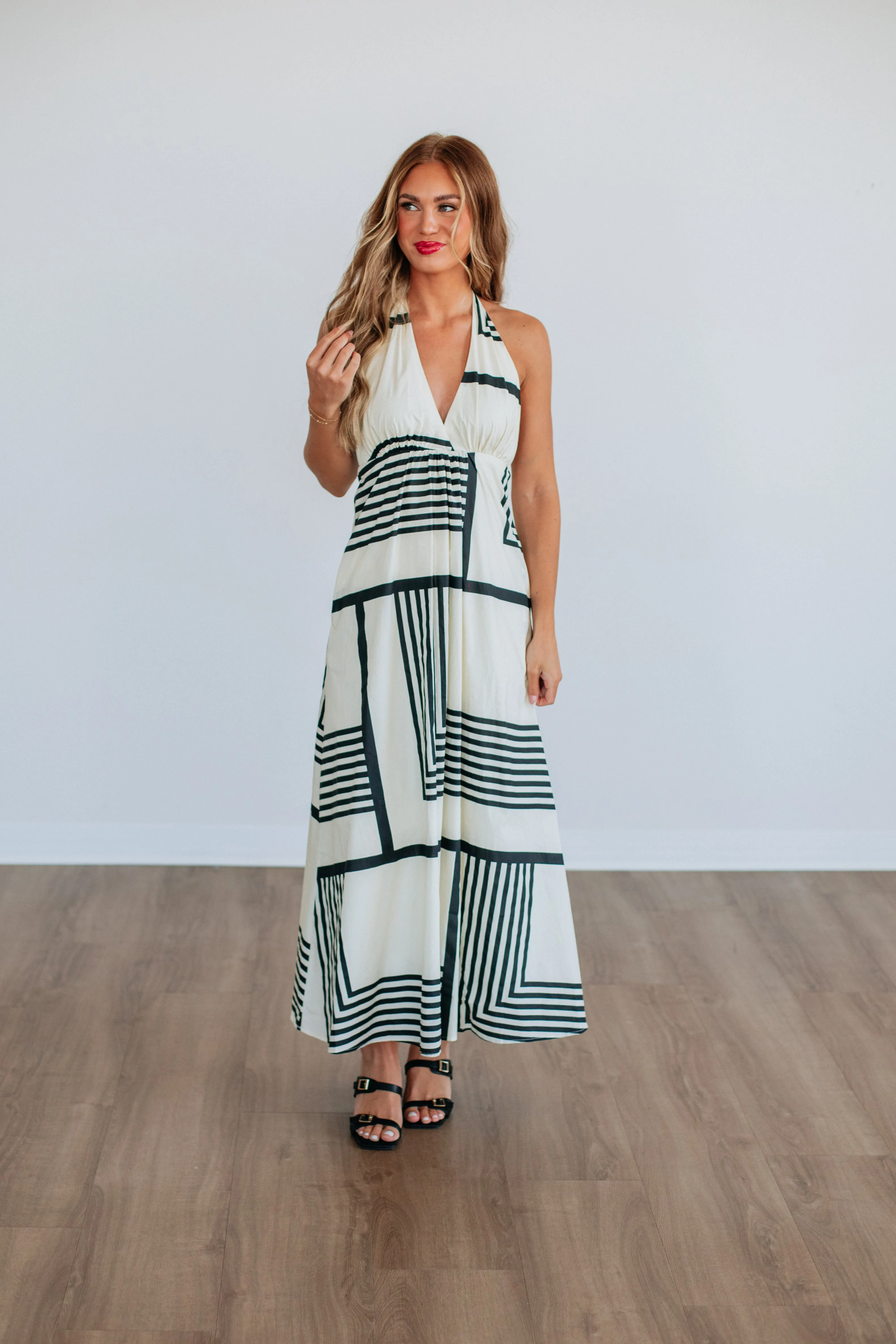 The long length of this dress provides ample coverage while remaining stylish Cool Air Indira Maxi Dress