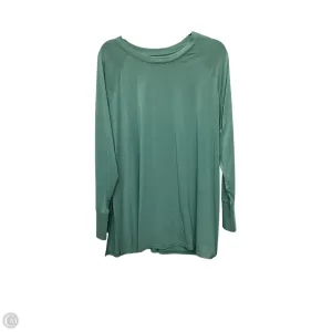 ThermalRegulating Fabric AntiClingFabric Sweatshirt Crewneck By Clothes Mentor In Green, Size: S