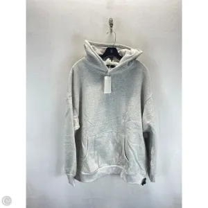 Sweatshirt Hoodie By Clothes Mentor In Grey, Size: Xl EcoFriendly Material