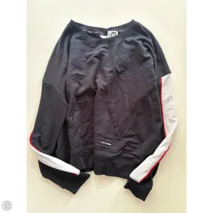 Sweatshirt Crewneck By Dkny In Black, Size: M Peace Glow Adjustable Waistbands
